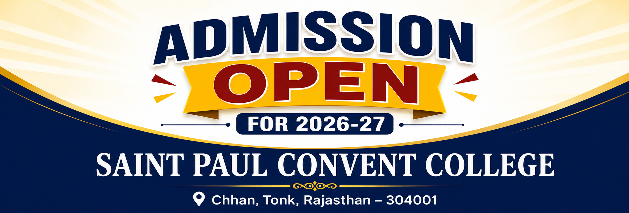 Saint Paul Convent College, Chhan, Tonk, Rajasthan – 304001